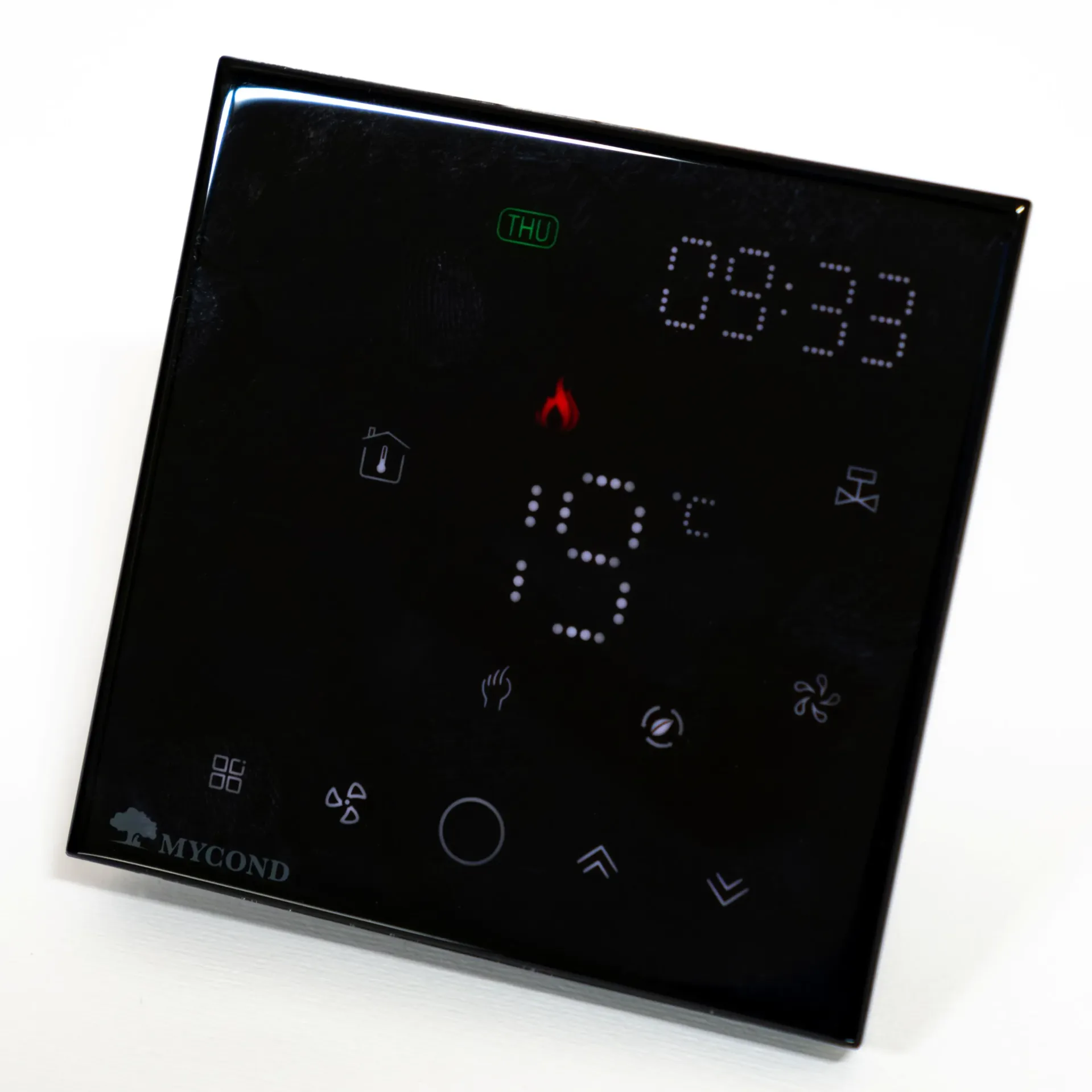 Термостат My Cond черный, 0-10, 220В, Wi-Fi, "точки"